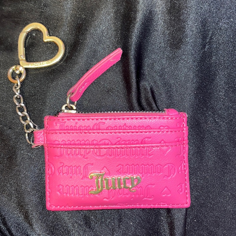 Super cute pink🌸💕 juicy couture wallet/card holder